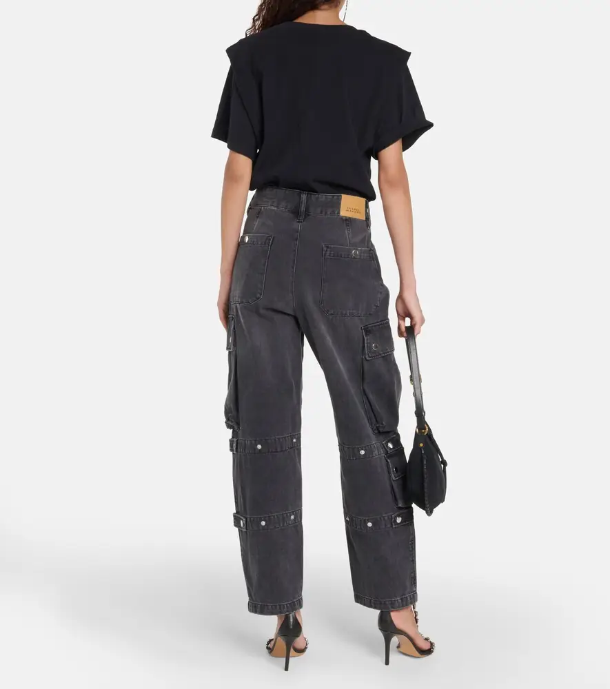 Isabel Marant Elore denim cargo pants | Thumbnail 4