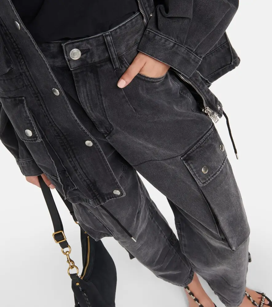 Isabel Marant Elore denim cargo pants | Thumbnail 5