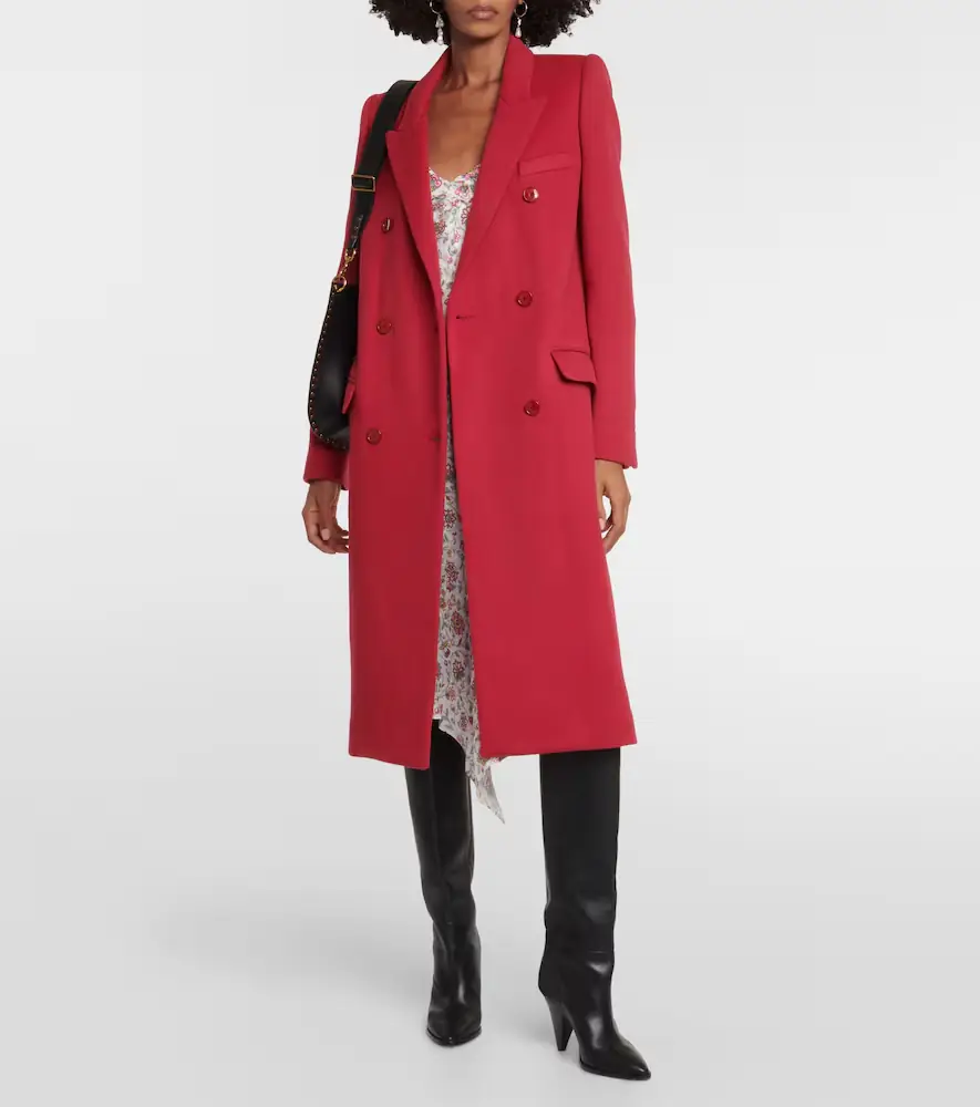 Isabel Marant Enarryli wool and cashmere coat | Thumbnail 2