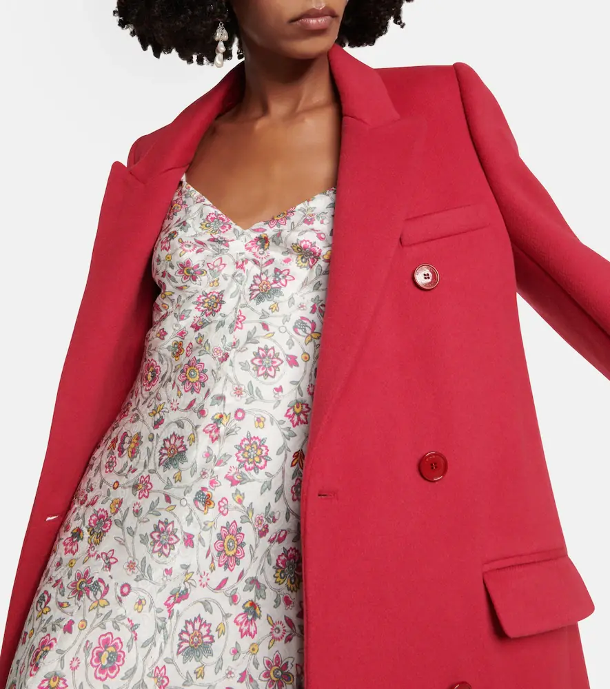 Isabel Marant Enarryli wool and cashmere coat | Thumbnail 3
