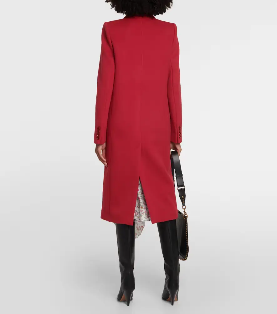 Isabel Marant Enarryli wool and cashmere coat | Thumbnail 4