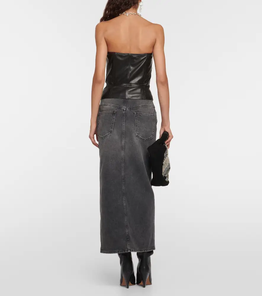 Isabel Marant Etna leather bustier | Thumbnail 2 Isabel Marant Etna leather bustier | Thumbnail 2