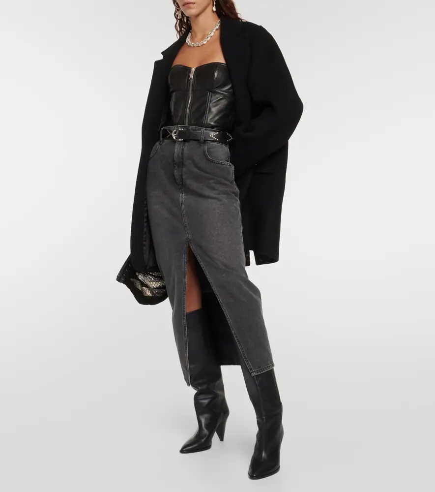Isabel Marant Etna leather bustier | Thumbnail 3 Isabel Marant Etna leather bustier | Thumbnail 3