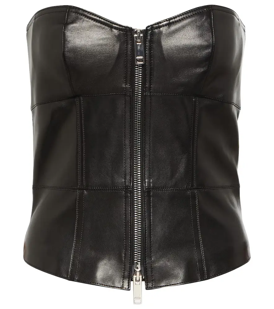 Isabel Marant Etna leather bustier