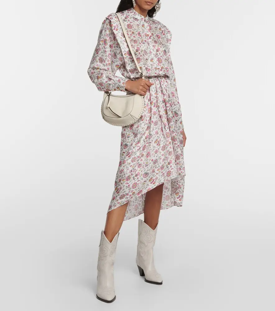 Isabel Marant Lokeya floral midi dress | Thumbnail 3