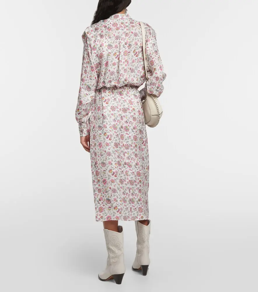 Isabel Marant Lokeya floral midi dress | Thumbnail 5