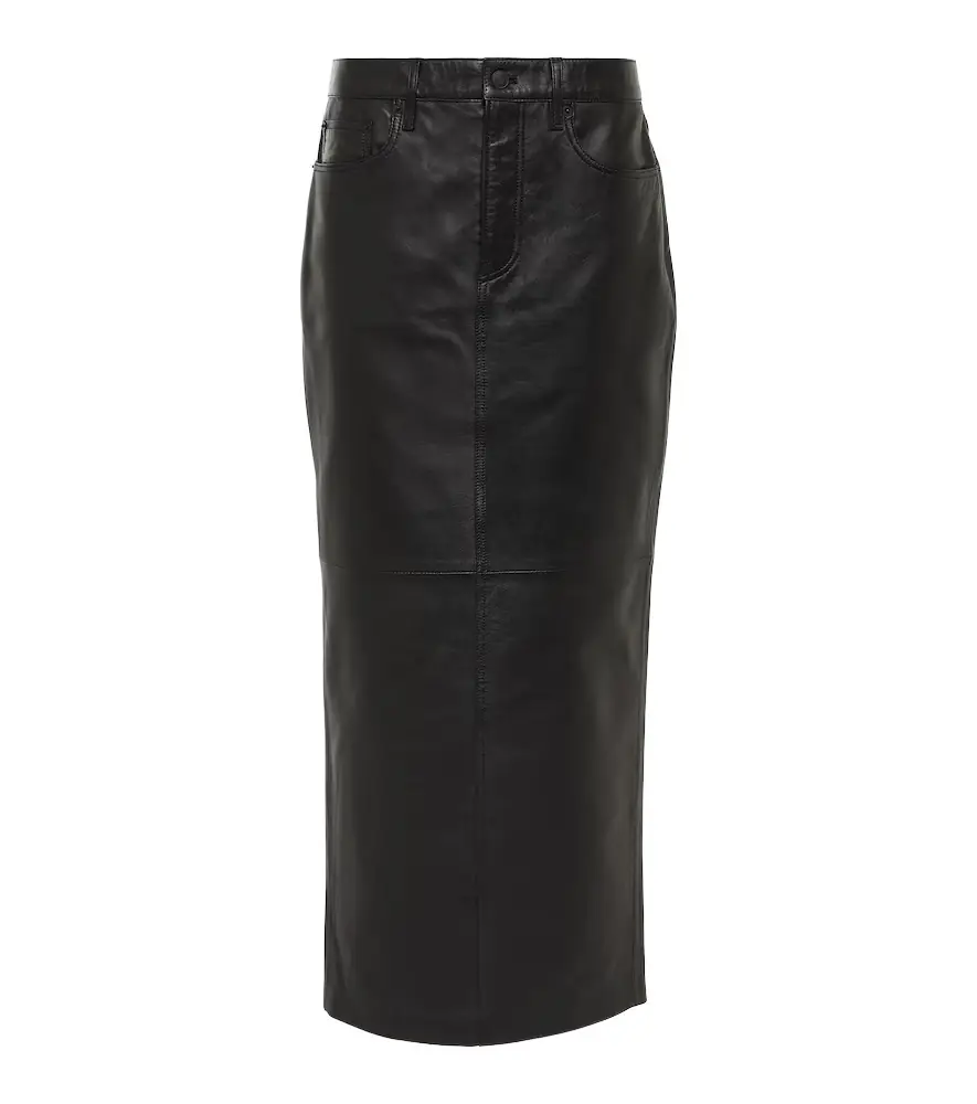 Wardrobe.NYC Wardrobe. NYC Back-slit leather maxi skirt | Image 1 Wardrobe.NYC Wardrobe. NYC Back-slit leather maxi skirt | Image 1