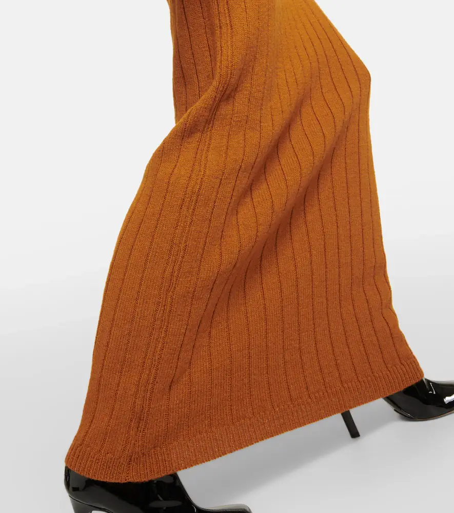 Dries Van Noten Teagan cable-knit wool maxi dress | Thumbnail 5