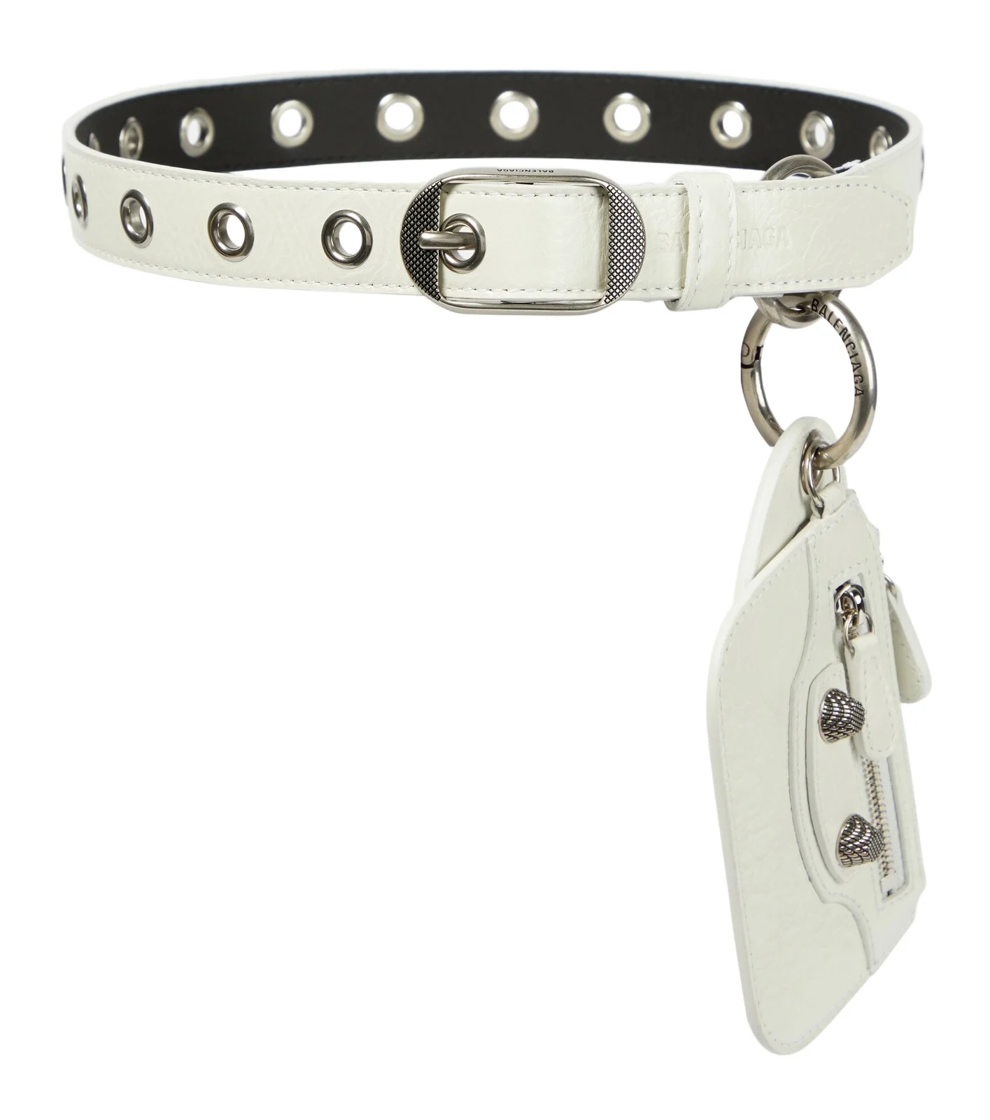Balenciaga Le Cagole Charms leather belt