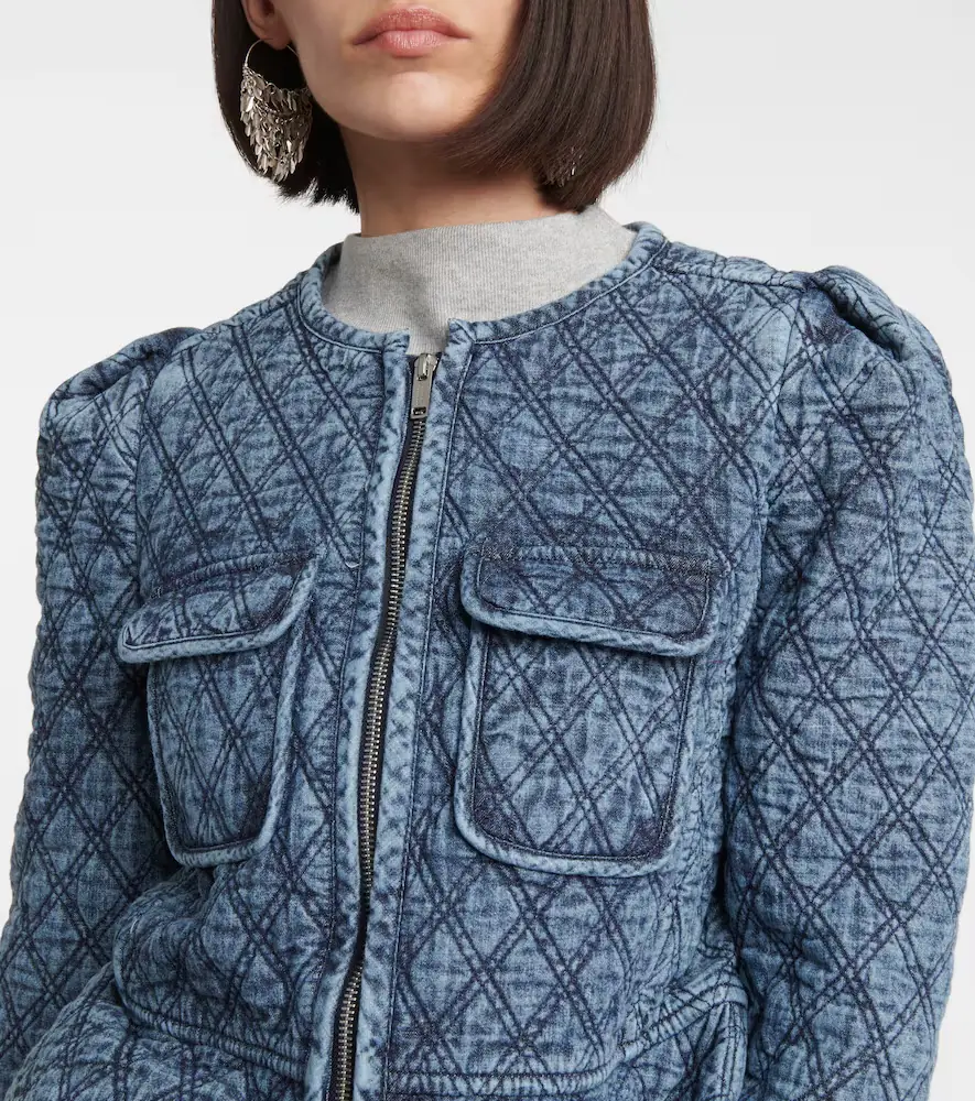 Marant Étoile Deliona quilted cotton jacket | Thumbnail 3