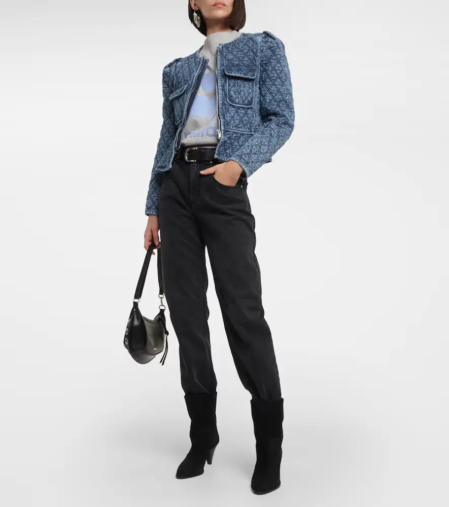 Marant Étoile Deliona quilted cotton jacket | Thumbnail 4