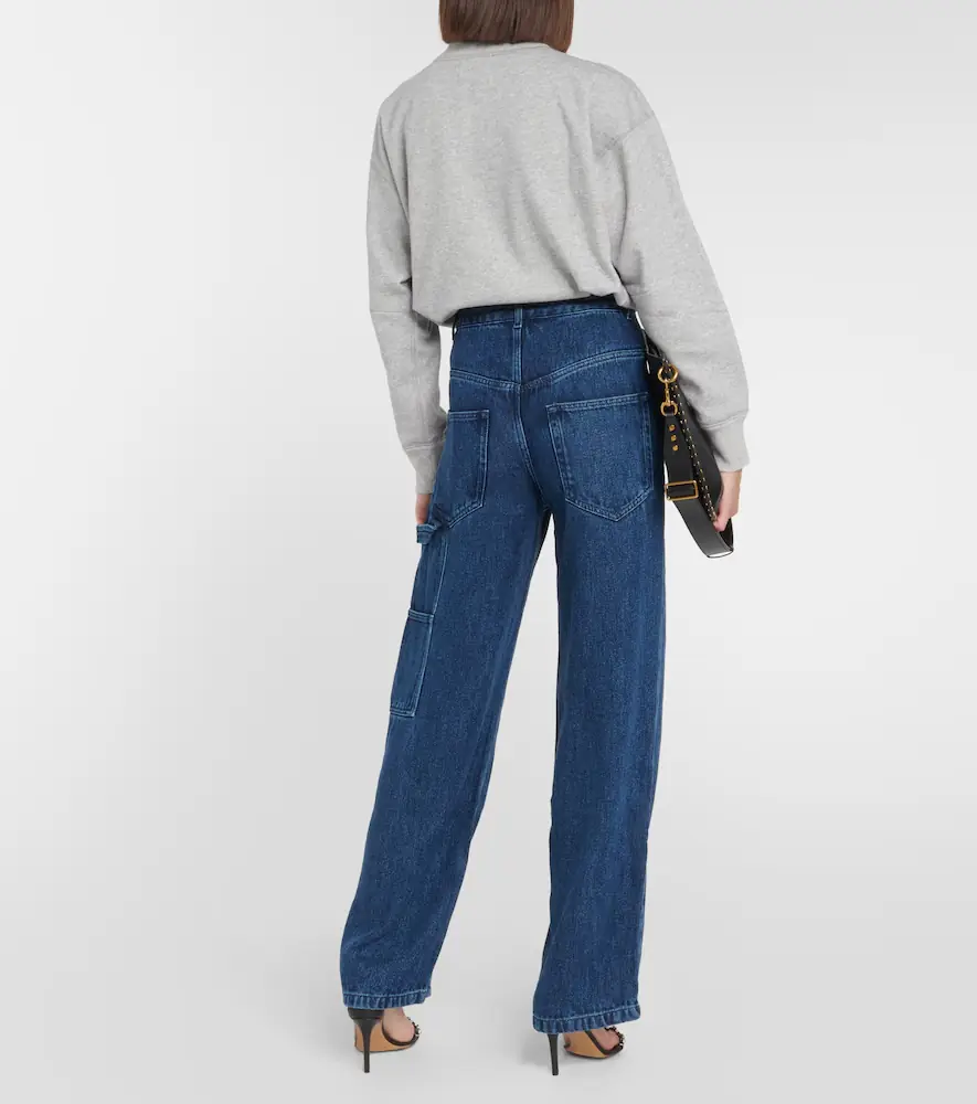 Marant Étoile Bymara high-rise cargo jeans | Thumbnail 2