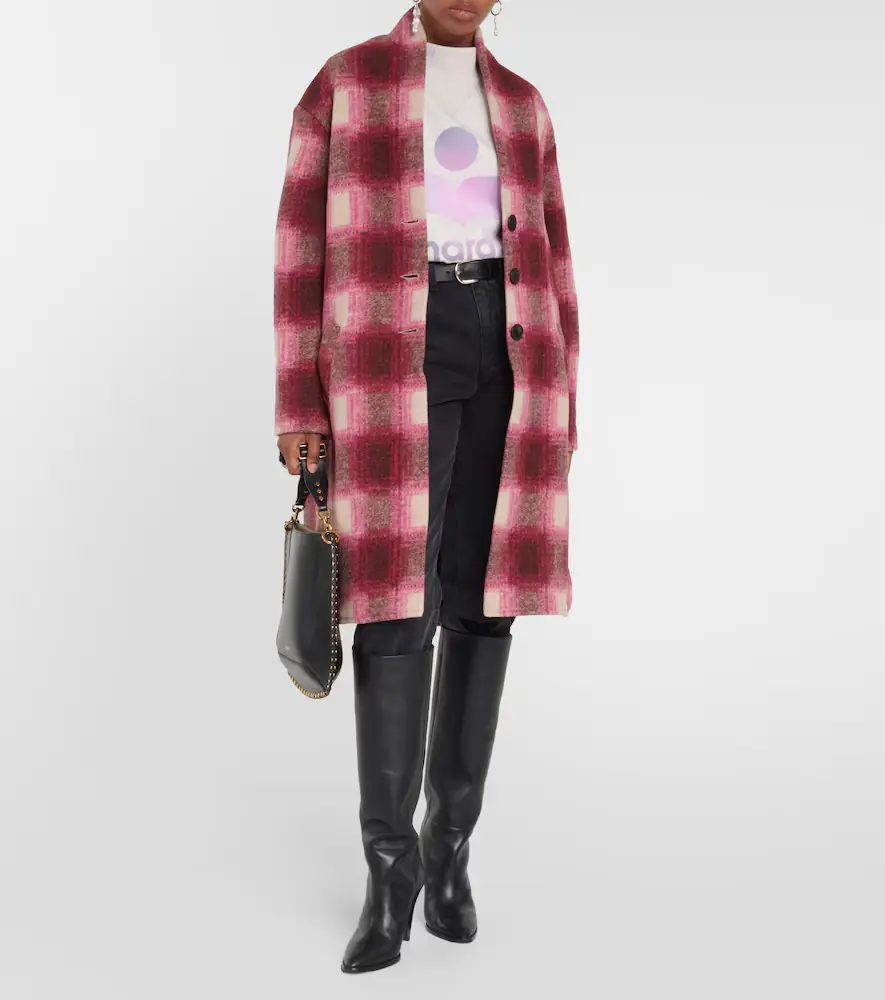 Marant Étoile Gabriel checked wool-blend coat | Thumbnail 3 Marant Étoile Gabriel checked wool-blend coat | Thumbnail 3