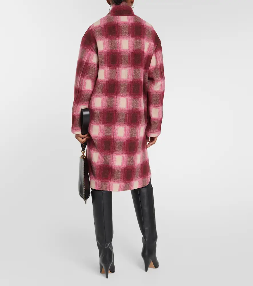 Marant Étoile Gabriel checked wool-blend coat | Thumbnail 4 Marant Étoile Gabriel checked wool-blend coat | Thumbnail 4