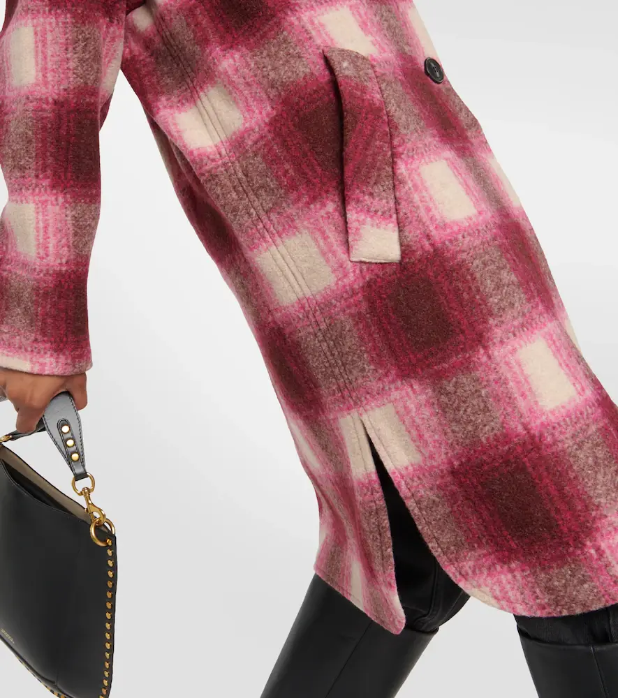 Marant Étoile Gabriel checked wool-blend coat | Thumbnail 5 Marant Étoile Gabriel checked wool-blend coat | Thumbnail 5