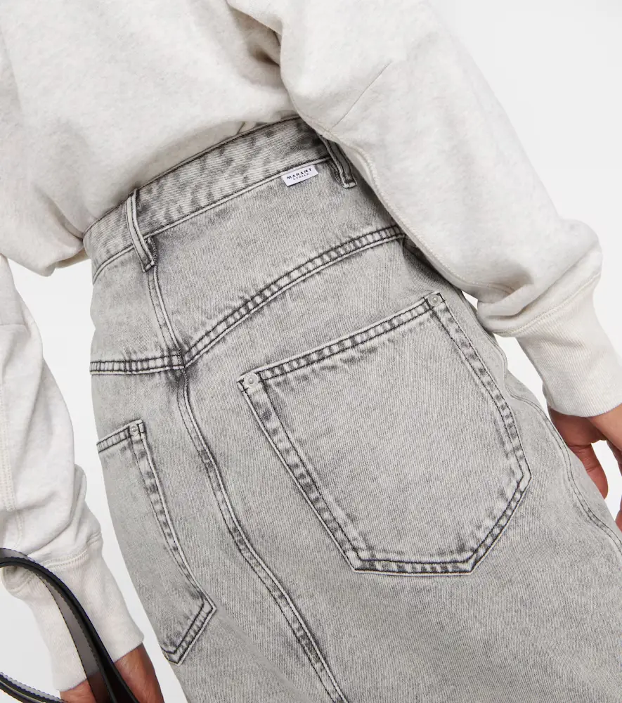 Marant Étoile Vandy denim midi skirt | Thumbnail 4