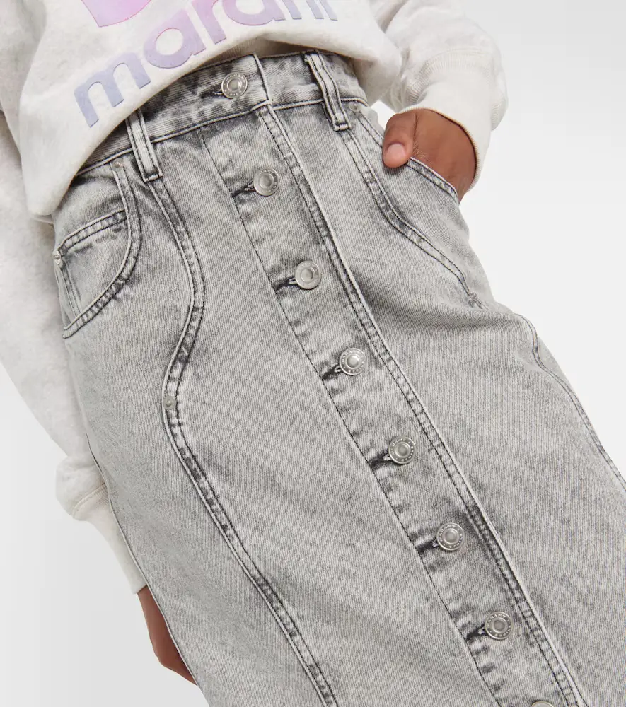 Marant Étoile Vandy denim midi skirt | Thumbnail 5