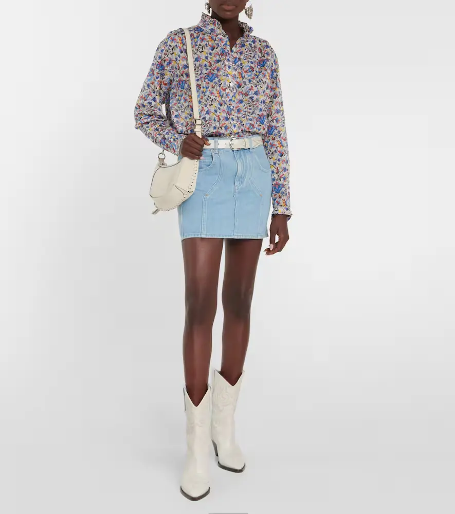 Marant Étoile Vesna denim miniskirt | Thumbnail 4 Marant Étoile Vesna denim miniskirt | Thumbnail 4