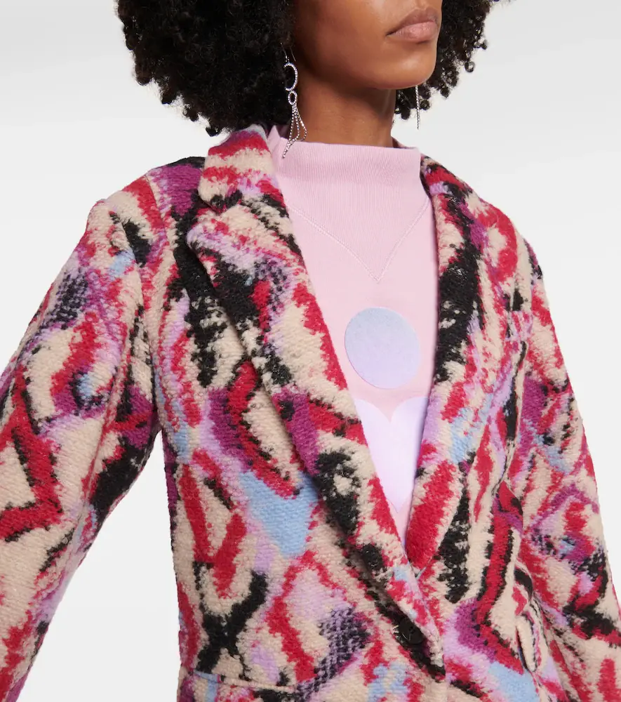 Marant Étoile Intarsia wool-blend jacket | Thumbnail 2 Marant Étoile Intarsia wool-blend jacket | Thumbnail 2