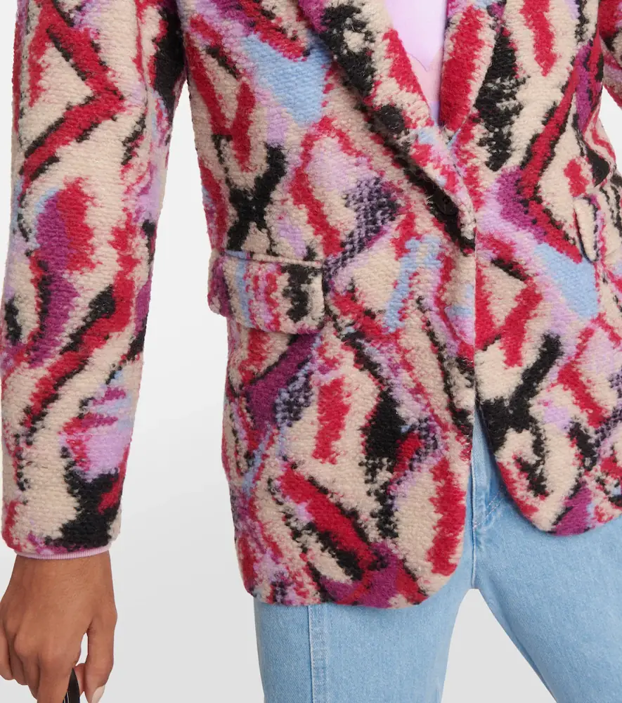 Marant Étoile Intarsia wool-blend jacket | Thumbnail 3 Marant Étoile Intarsia wool-blend jacket | Thumbnail 3