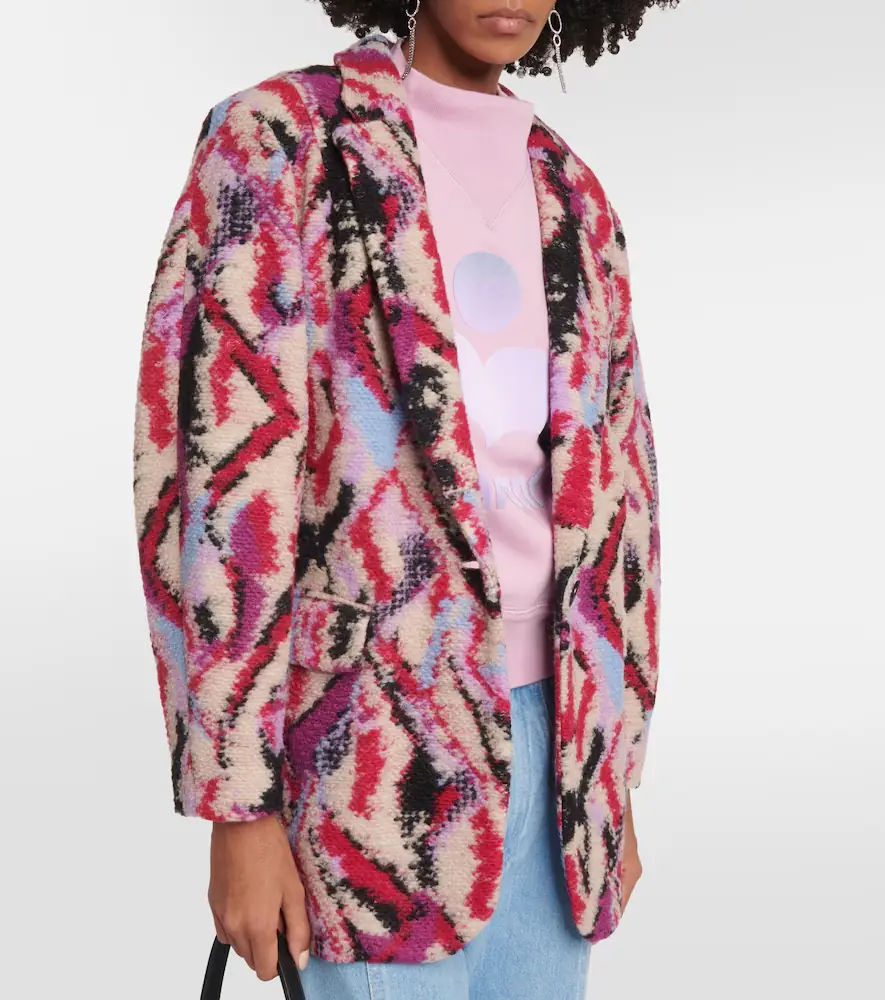 Marant Étoile Intarsia wool-blend jacket | Thumbnail 4 Marant Étoile Intarsia wool-blend jacket | Thumbnail 4