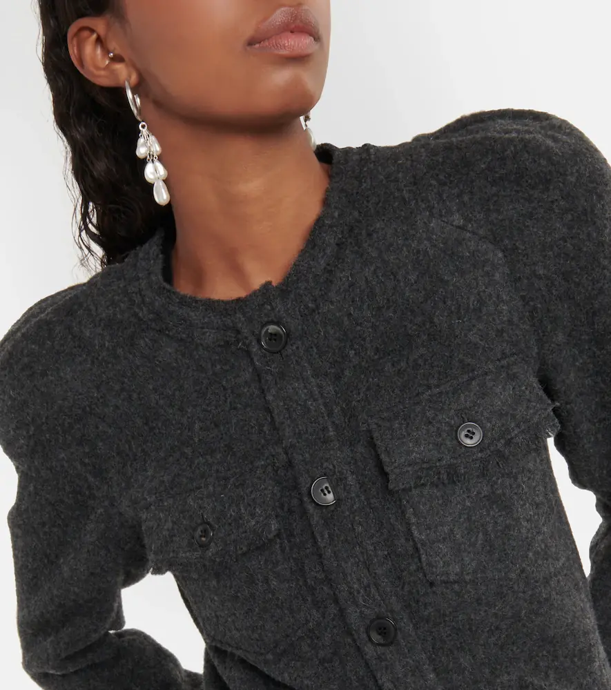 Marant Étoile Nelly tweed jacket | Thumbnail 3 Marant Étoile Nelly tweed jacket | Thumbnail 3