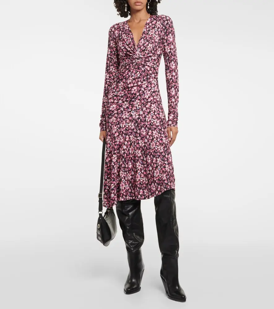Marant Étoile Lania printed jersey midi dress | Thumbnail 4