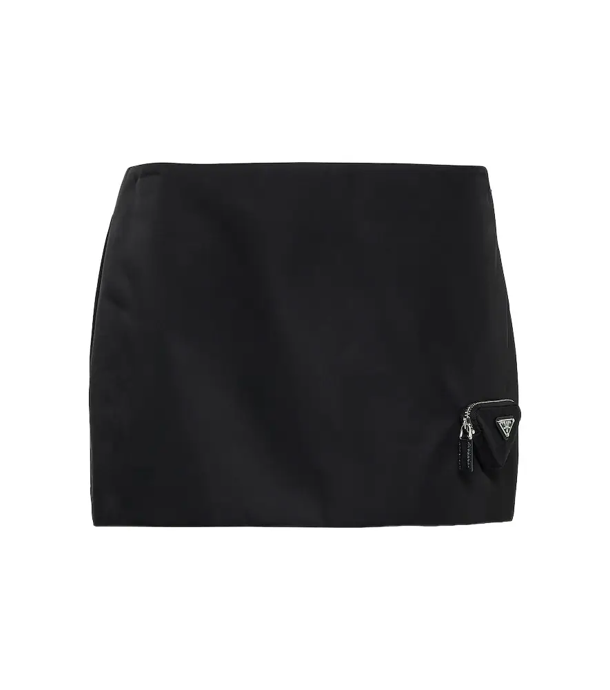 Prada Low-rise nylon miniskirt | Image 1 Prada Low-rise nylon miniskirt | Image 1