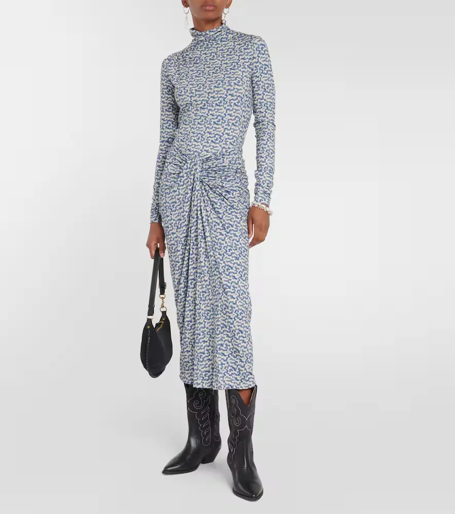 Marant Étoile Jeldia printed jersey midi skirt | Thumbnail 4