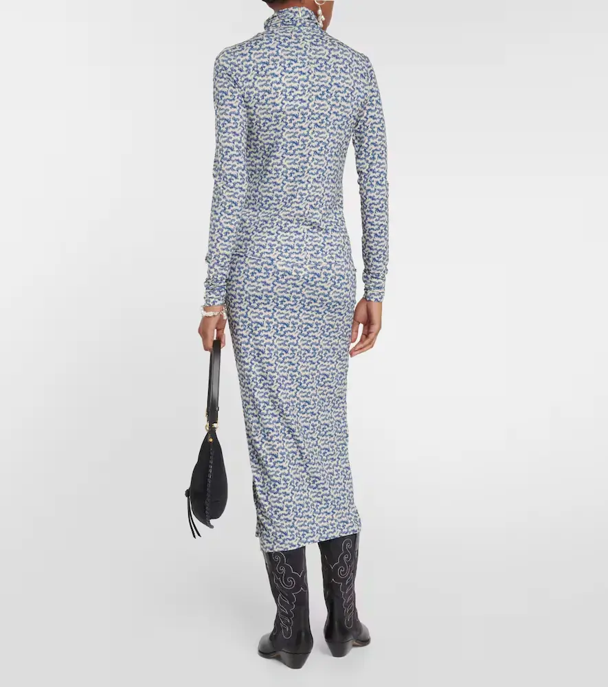 Marant Étoile Lou printed jersey turtleneck top | Thumbnail 5