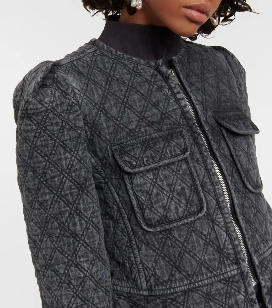 Marant Étoile Deliona quilted denim jacket | Thumbnail 3