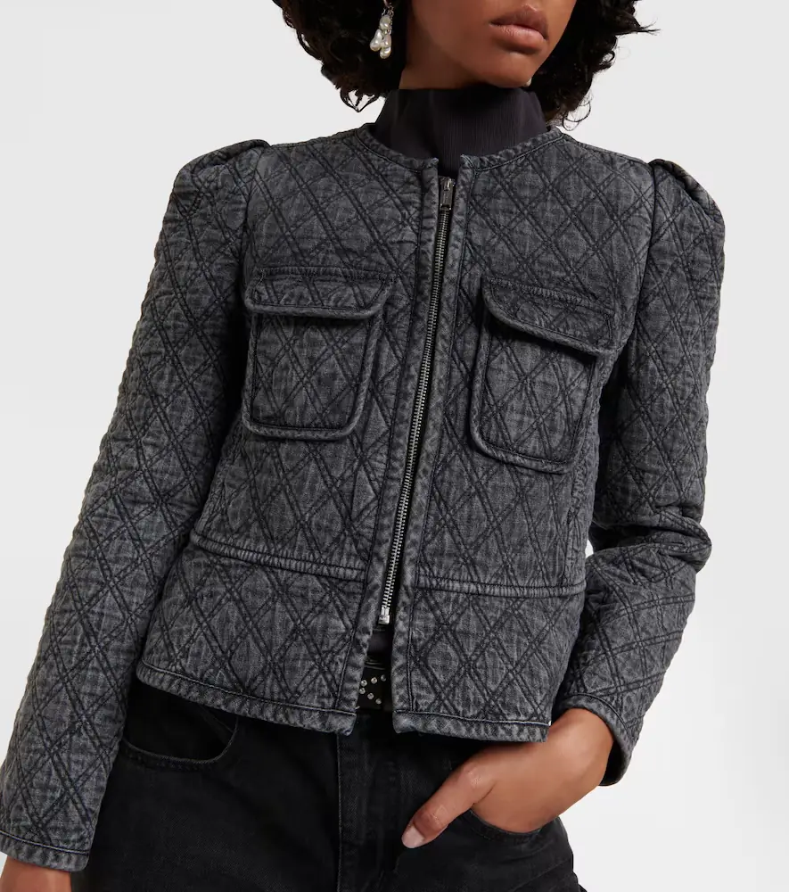 Marant Étoile Deliona quilted denim jacket | Thumbnail 5