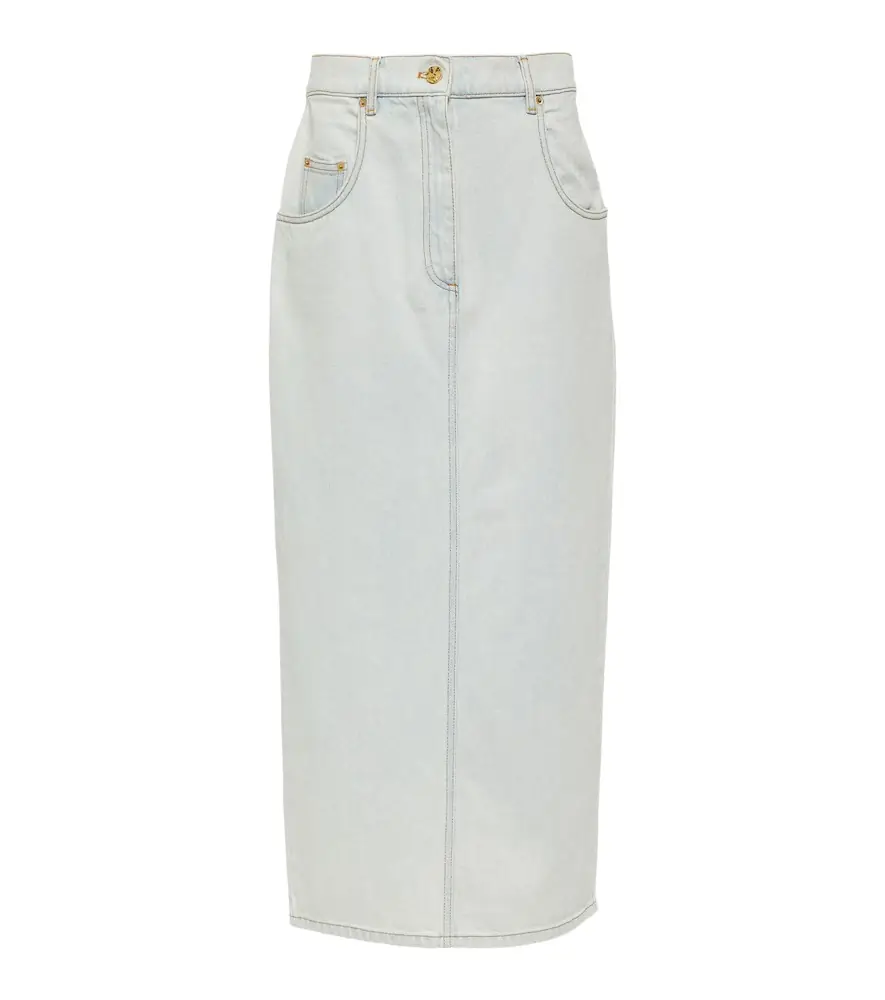 Nina Ricci Denim maxi skirt | Image 1 Nina Ricci Denim maxi skirt | Image 1