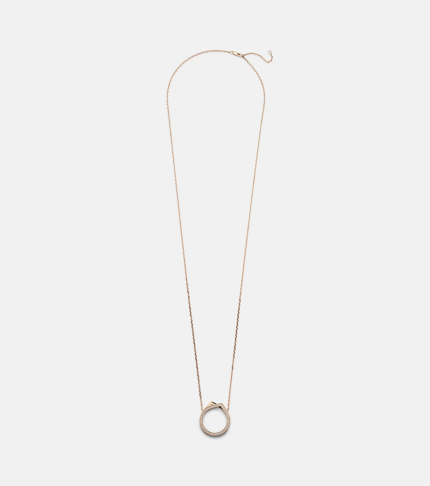 Antifer 18kt rose gold pendant necklace with diamonds Antifer 18kt rose gold pendant necklace with diamonds