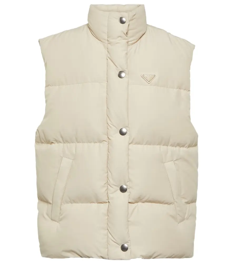 Embellished down vest Embellished down vest