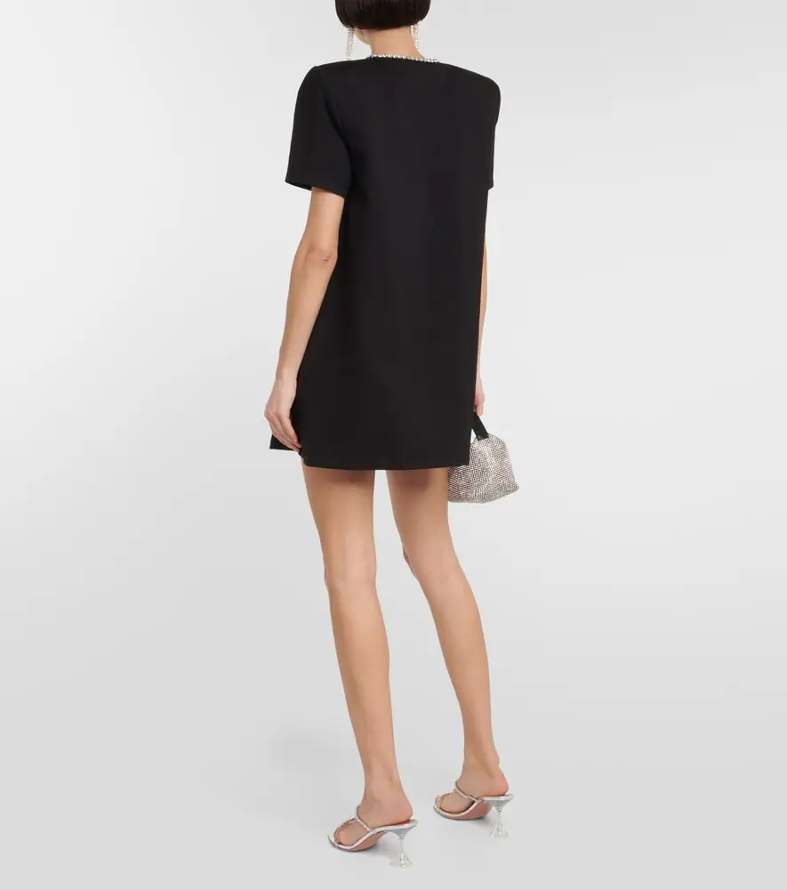 AREA Crystal bow jersey t-shirt dress | Thumbnail 3 AREA Crystal bow jersey t-shirt dress | Thumbnail 3