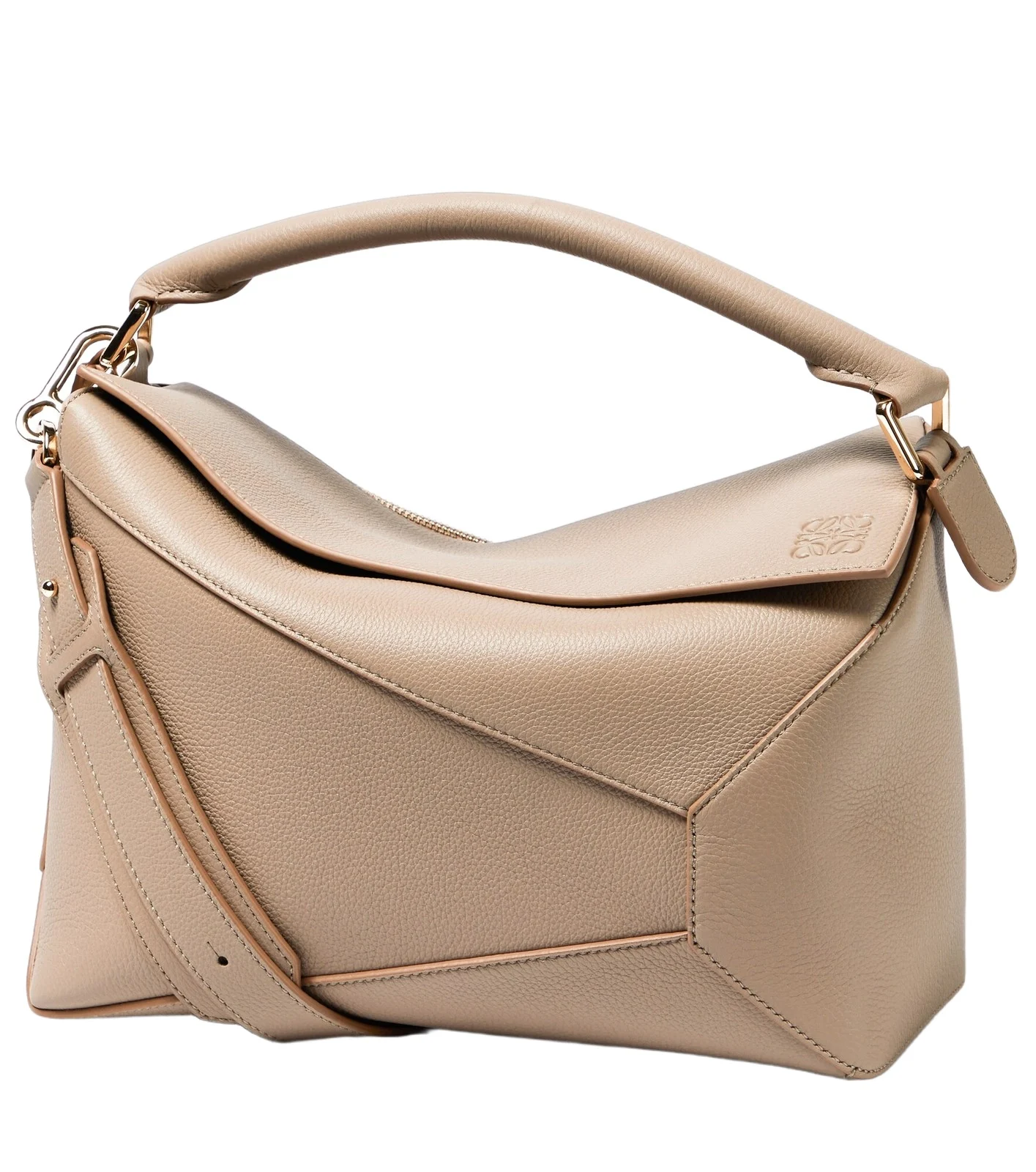 Puzzle Edge Medium leather top-handle bag Puzzle Edge Medium leather top-handle bag