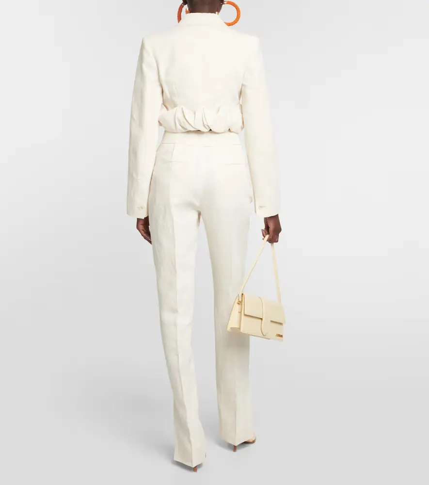 Jacquemus La Croissant linen-blend jacket | Thumbnail 5
