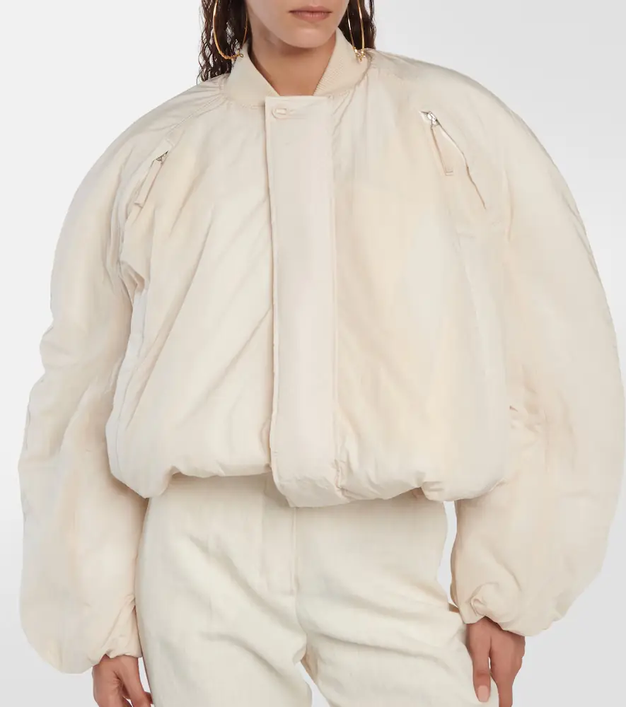 Jacquemus Le Bomber Bahia cropped bomber jacket | Thumbnail 3 Jacquemus Le Bomber Bahia cropped bomber jacket | Thumbnail 3