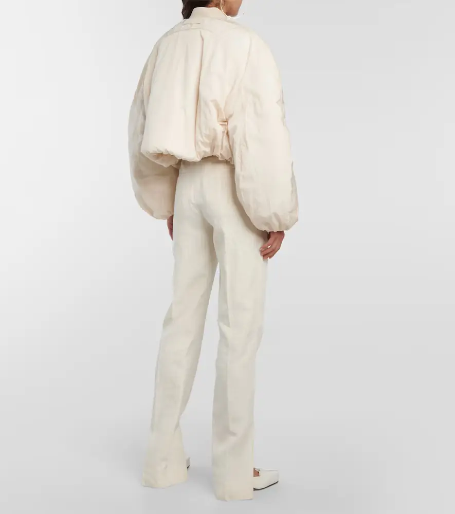 Jacquemus Le Bomber Bahia cropped bomber jacket | Thumbnail 4 Jacquemus Le Bomber Bahia cropped bomber jacket | Thumbnail 4