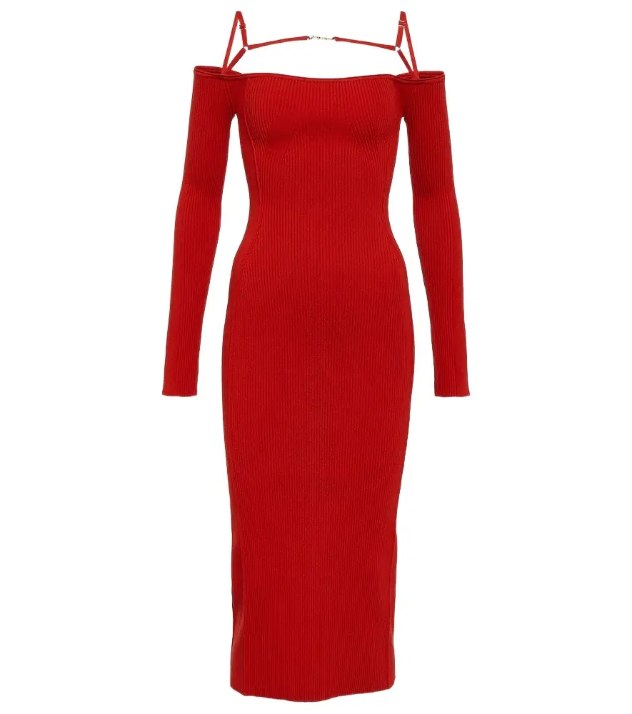 Jacquemus La Robe Sierra midi dress | Image 1 Jacquemus La Robe Sierra midi dress | Image 1