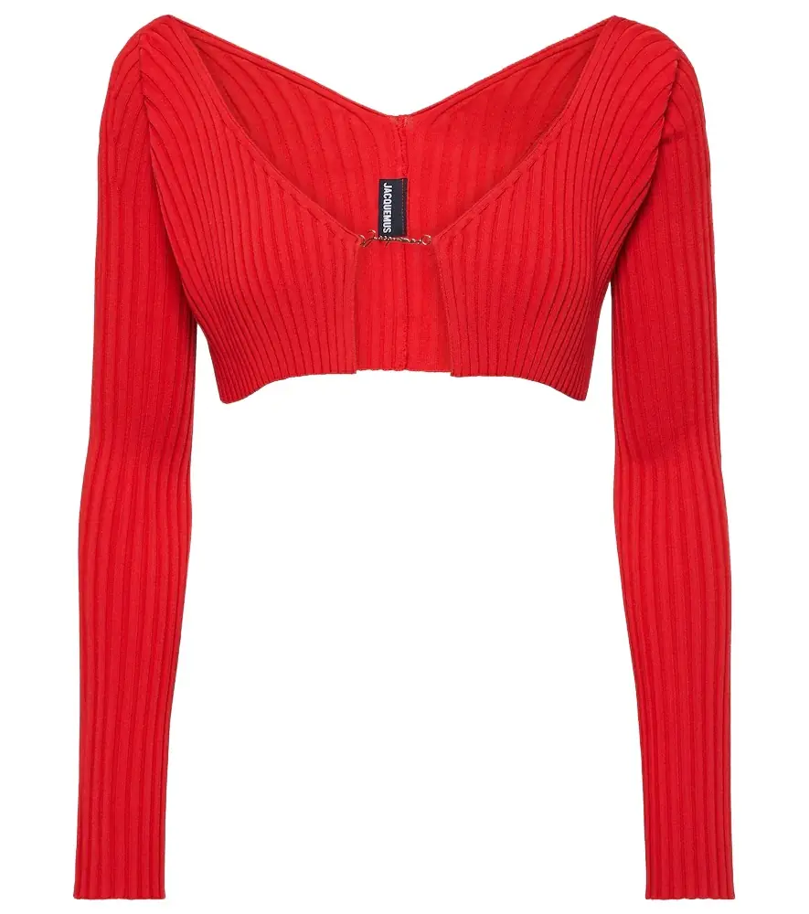 Jacquemus La Maille Pralù cropped cardigan