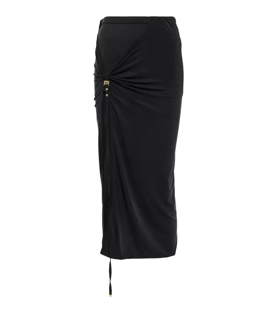 Jacquemus La Jupe Pareo Croissant midi skirt