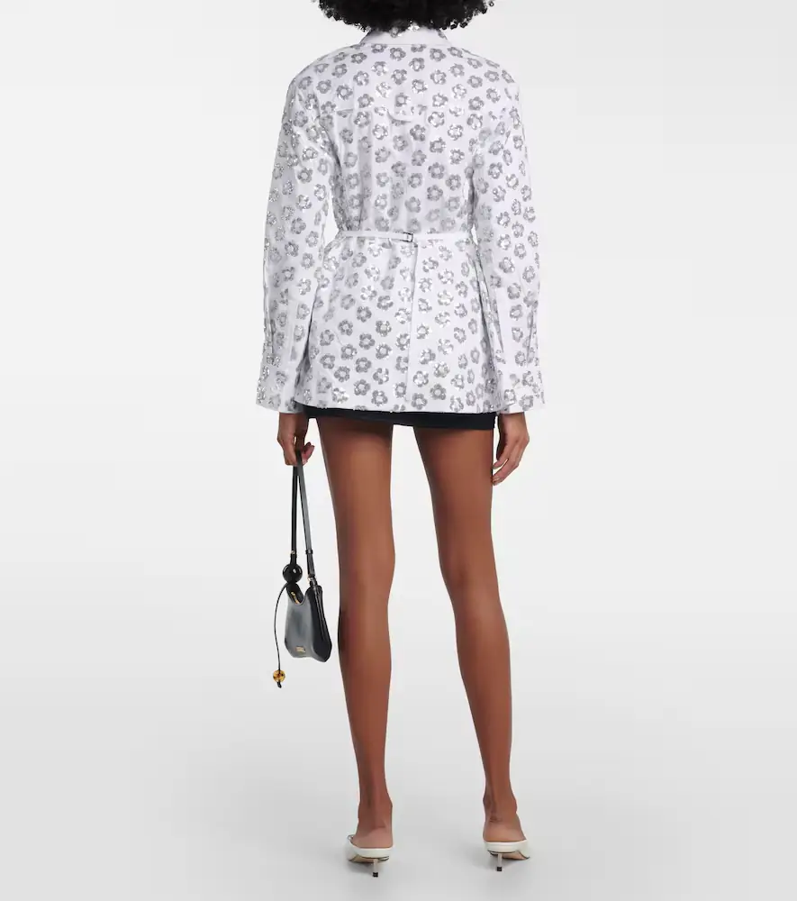 Jacquemus Lavoir sequinned cotton-blend shirt | Thumbnail 2 Jacquemus Lavoir sequinned cotton-blend shirt | Thumbnail 2