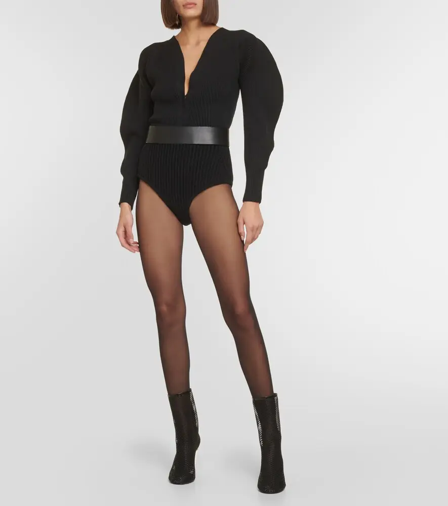 Alaïa Alaïa Wool and cashmere-blend briefs | Thumbnail 4 Alaïa Alaïa Wool and cashmere-blend briefs | Thumbnail 4