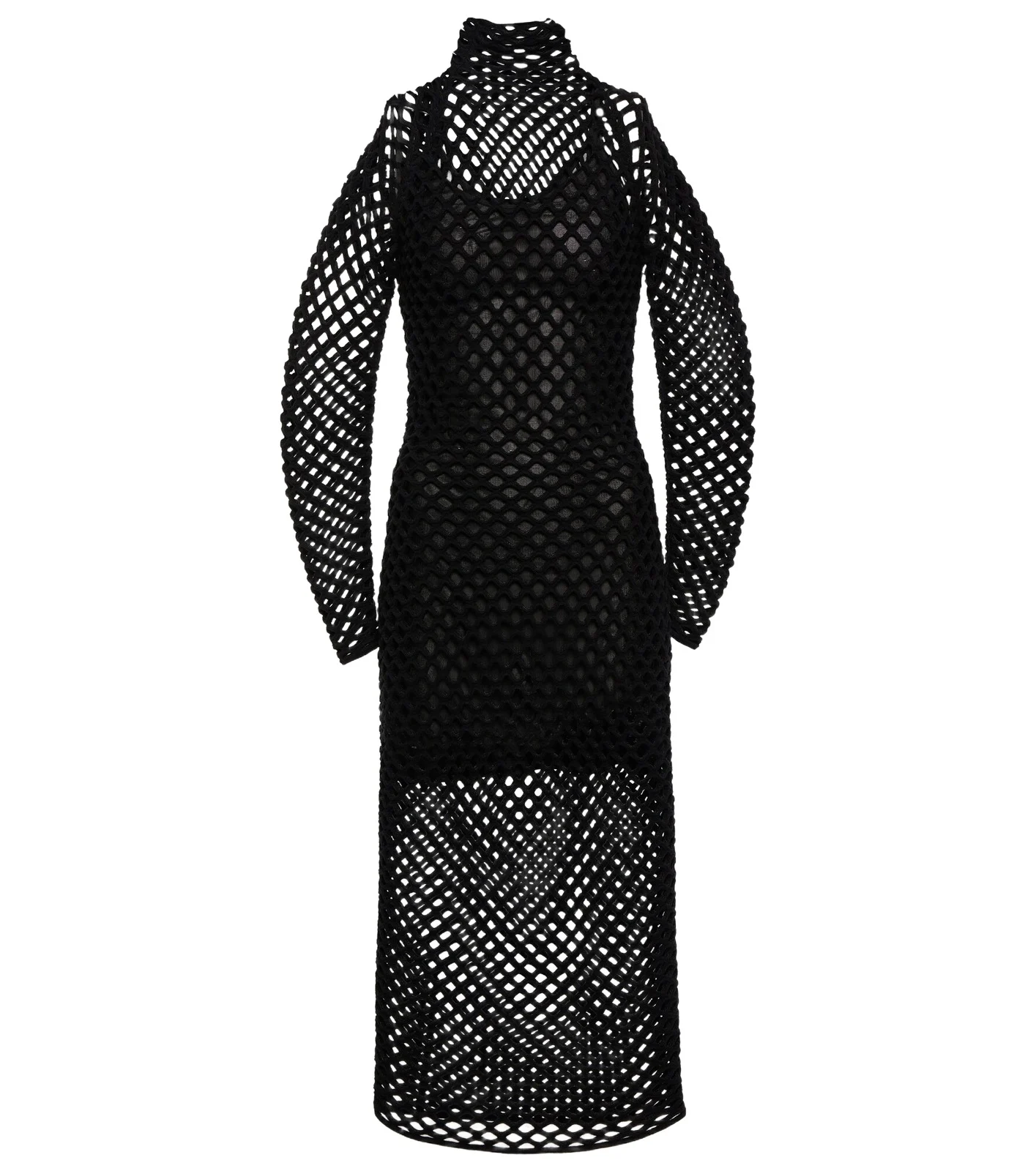 Sheer net gown Sheer net gown