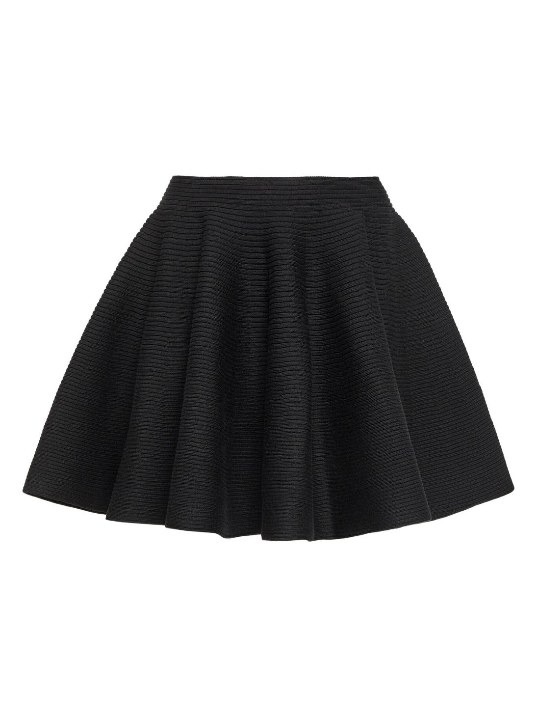 Ribbed-knit wool-blend miniskirt Ribbed-knit wool-blend miniskirt