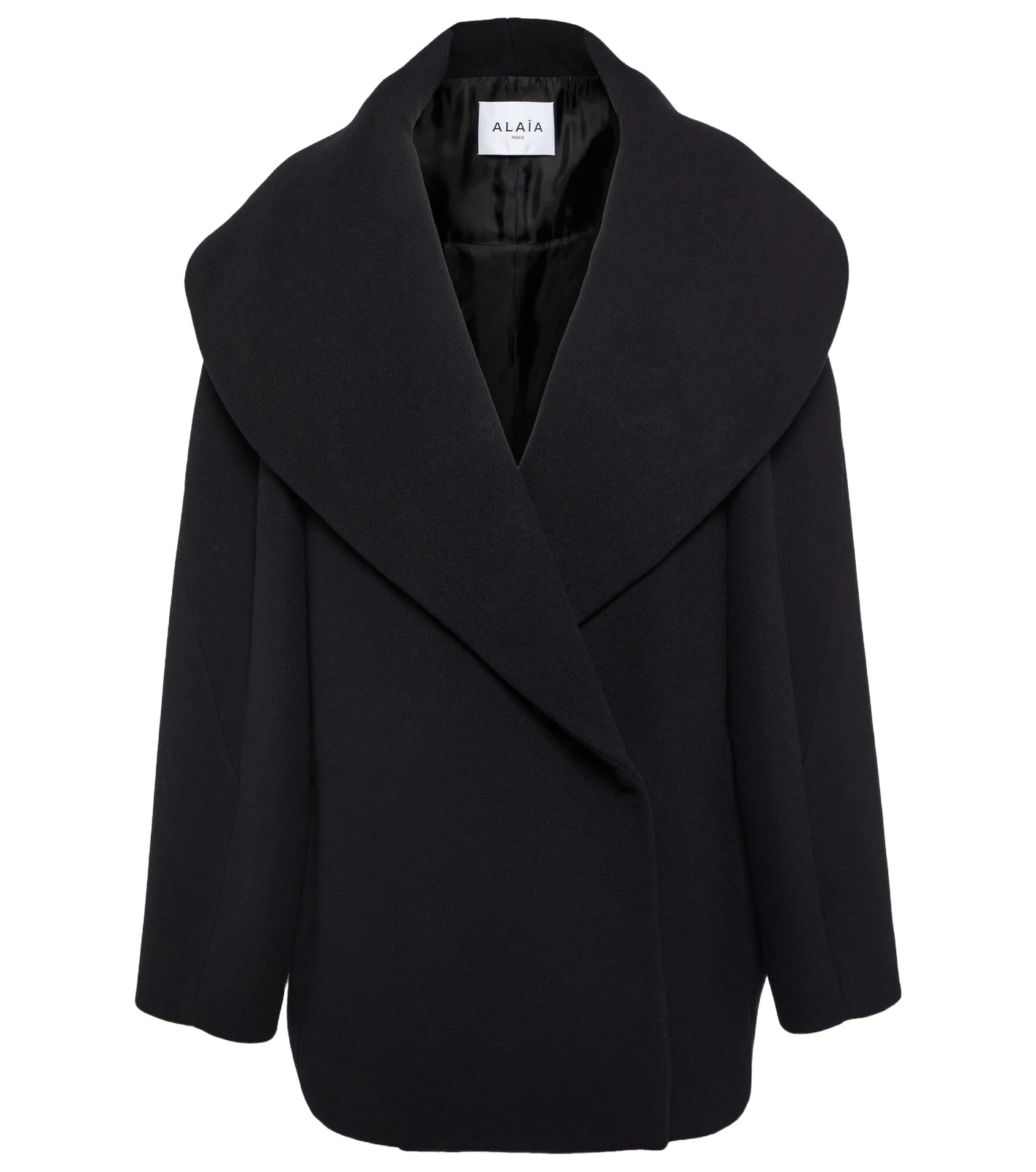 ALAÏA Cocoon wrap virgin wool coat ALAÏA Cocoon wrap virgin wool coat