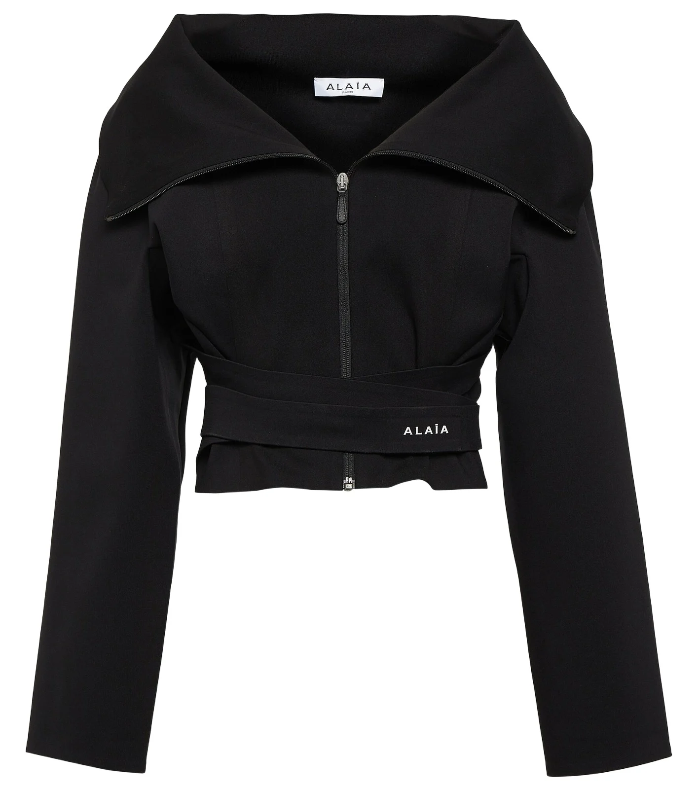 ALAÏA Cropped jersey jacket ALAÏA Cropped jersey jacket