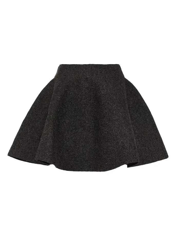 Alaïa Wool-blend miniskirt